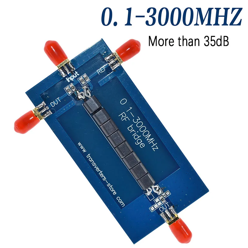 0.1-3000MHz RF SWR Bridge Board, capable of measuring through‑mode filters, amplifiers, reflection‑mode antennas, impedance