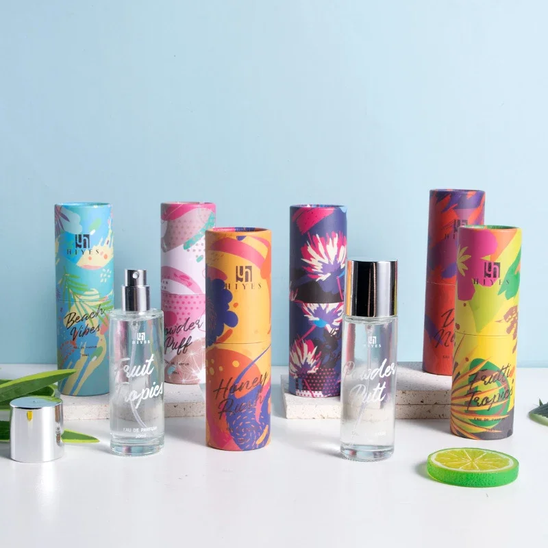 

Роскошная цилиндрическая подарочная коробка, духи, цветочный фруктовый аромат, женская туалетная вода, стойкий спрей для тела, свежий классический легкий аромат