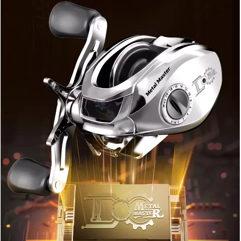 moulinet-baitcasting-Electronique-haut-ton-metal-master-dc-155g-leger-avec-frein-Electronique-anti-rappel-pour-peche-en-eau-salee-a-longue-portee