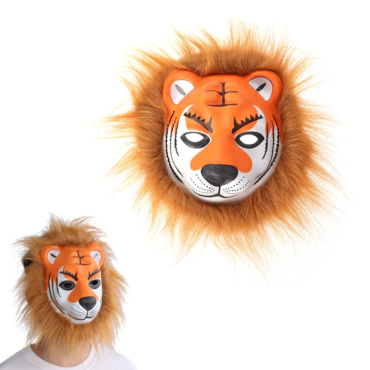 

Novelty Animal Mask Head Mask Party Favors for Halloween Costume Masquerade Cosplay (Tiger)