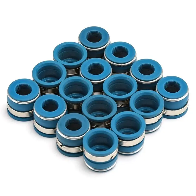 AB16-Viton Valve Stem Seal(16Pcs) For GM SBC BBC BBF SBF V8 Engine Valve Oil Seal Kit