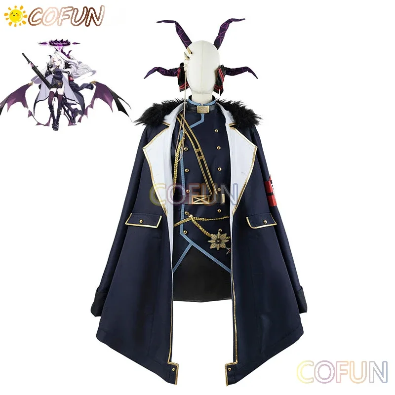 COFUN Game Blue Archive Sorasaki Hina Cosplay Costume Women Cute Party Uniforms Horns Halloween Carnival Outfits Custom Made