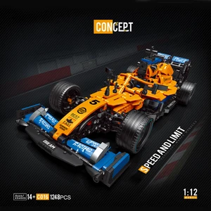 Hochtechnologie -Baublöcke F1 Formel 1 Fernbedienung Super Running Car Moc Ziegel RC technische Modell Kreative Spielzeugspezialist 1089 Stücke 6 Hauptverkaufsformel 1 Simulator - №3