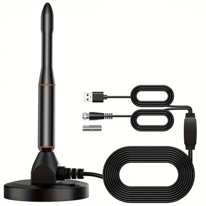 B68A For Local Channels Compatible Digital TV Antenna 4K 1080P Smart Indoor Design Includes Amplifier Signal Booster