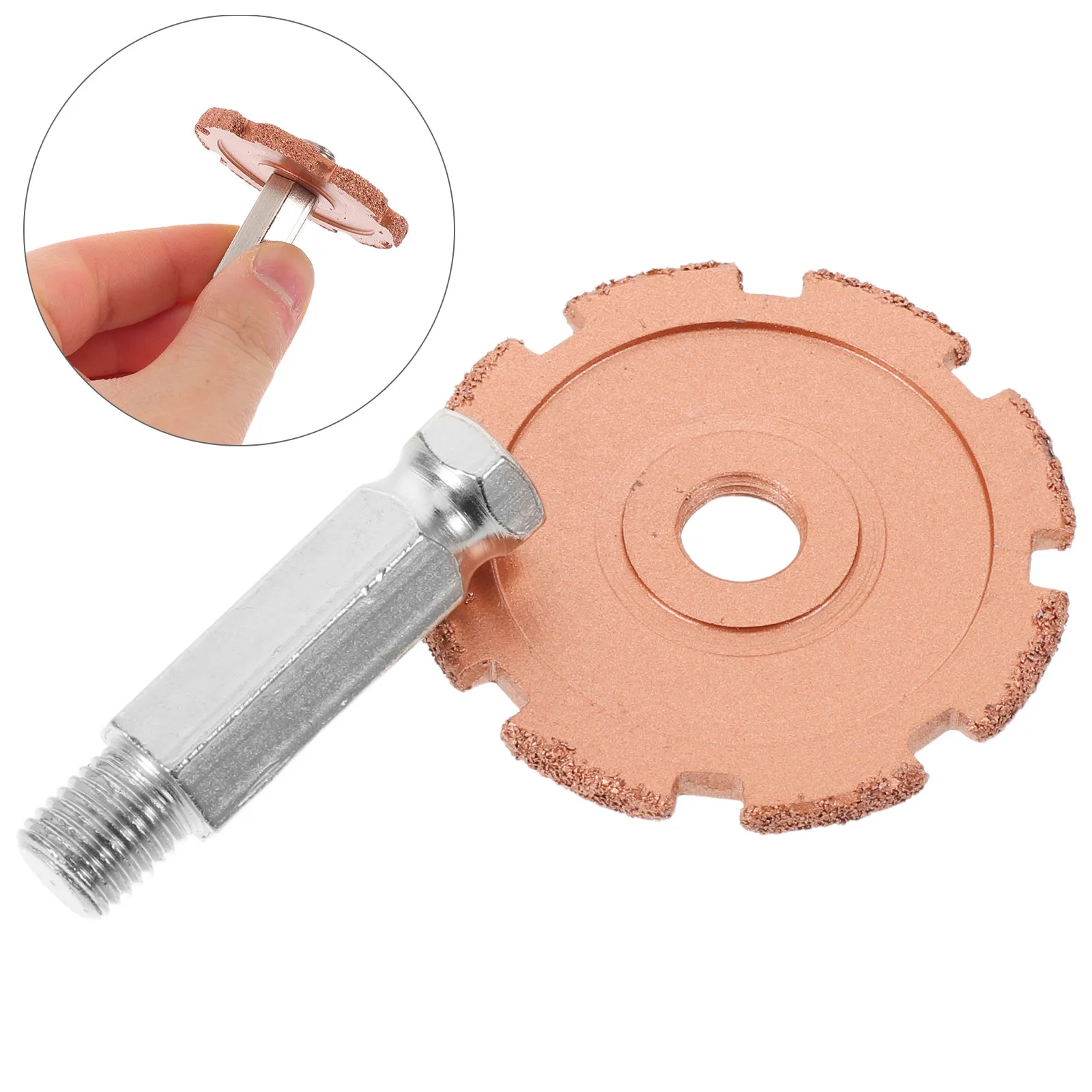 

Набор из 1 шт. шлифовальных насадок для шин из карбида вольфрама, 1,9 дюйма, для низкоскоростной пневматической шлифовки автомобильных шин