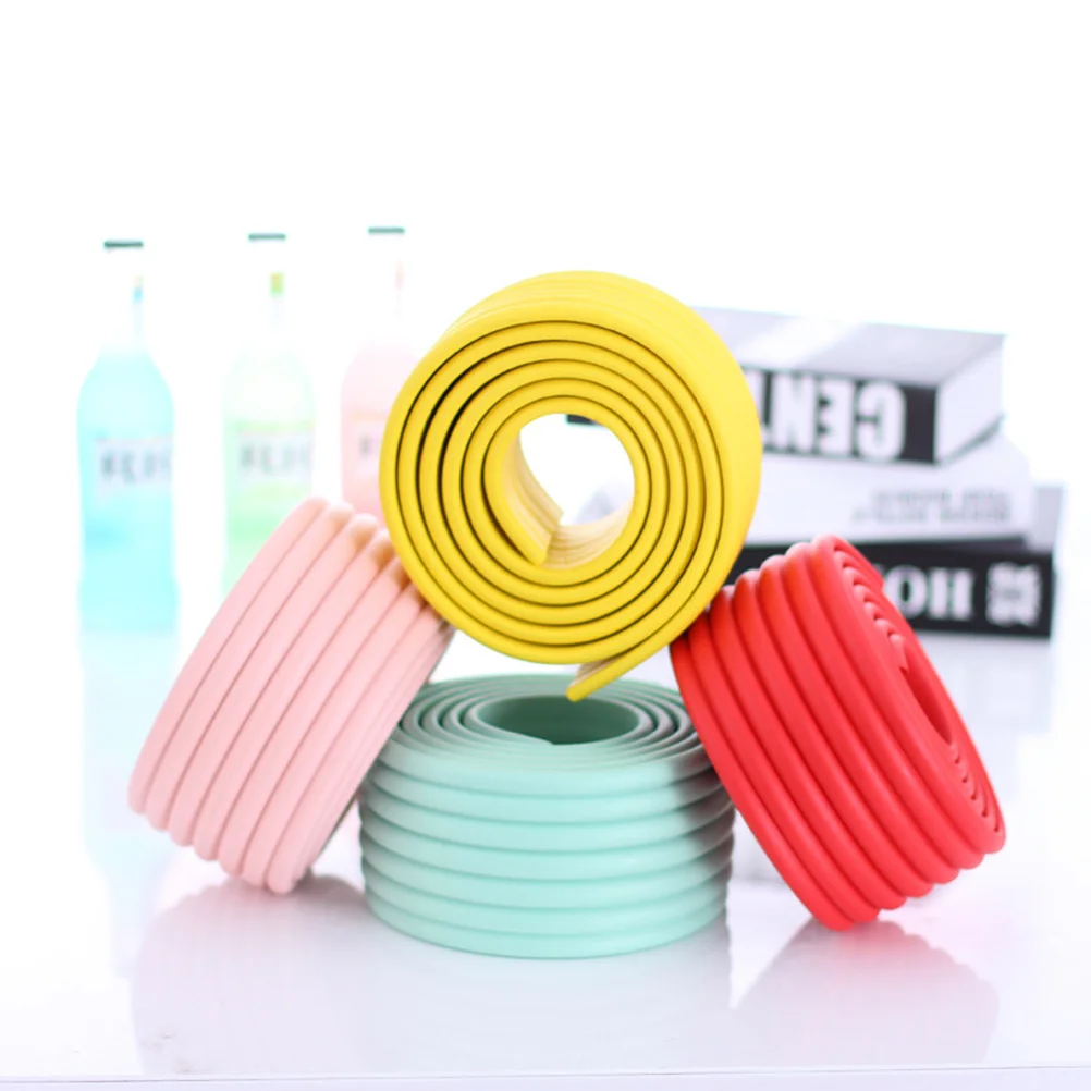 

W-образная утолщенная защита для детского стола, угловая защитная подушка, бампер для предотвращения столкновений, красная толстая ударопоглощающая полоса