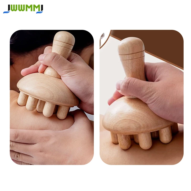 

1Pcs Wood Therapy Massage Tools,Deep Tissue Massager for Back,Neck,Foot,Shoulder,Thighs Pain Relief,Body Sculpting Tools