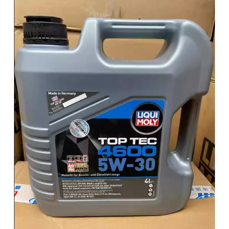 5W30 engine oil Top Tech 4600 low ash fully synthetic lubricant SN 5W-30