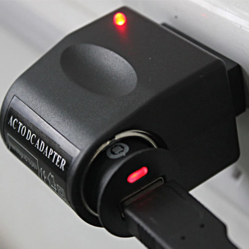 Car Cigarette Lighter Adapter AC 220V To DC 12V EU US Plug Converter Wall Power Socket Plug Adapter Auto Converter Car Accessory