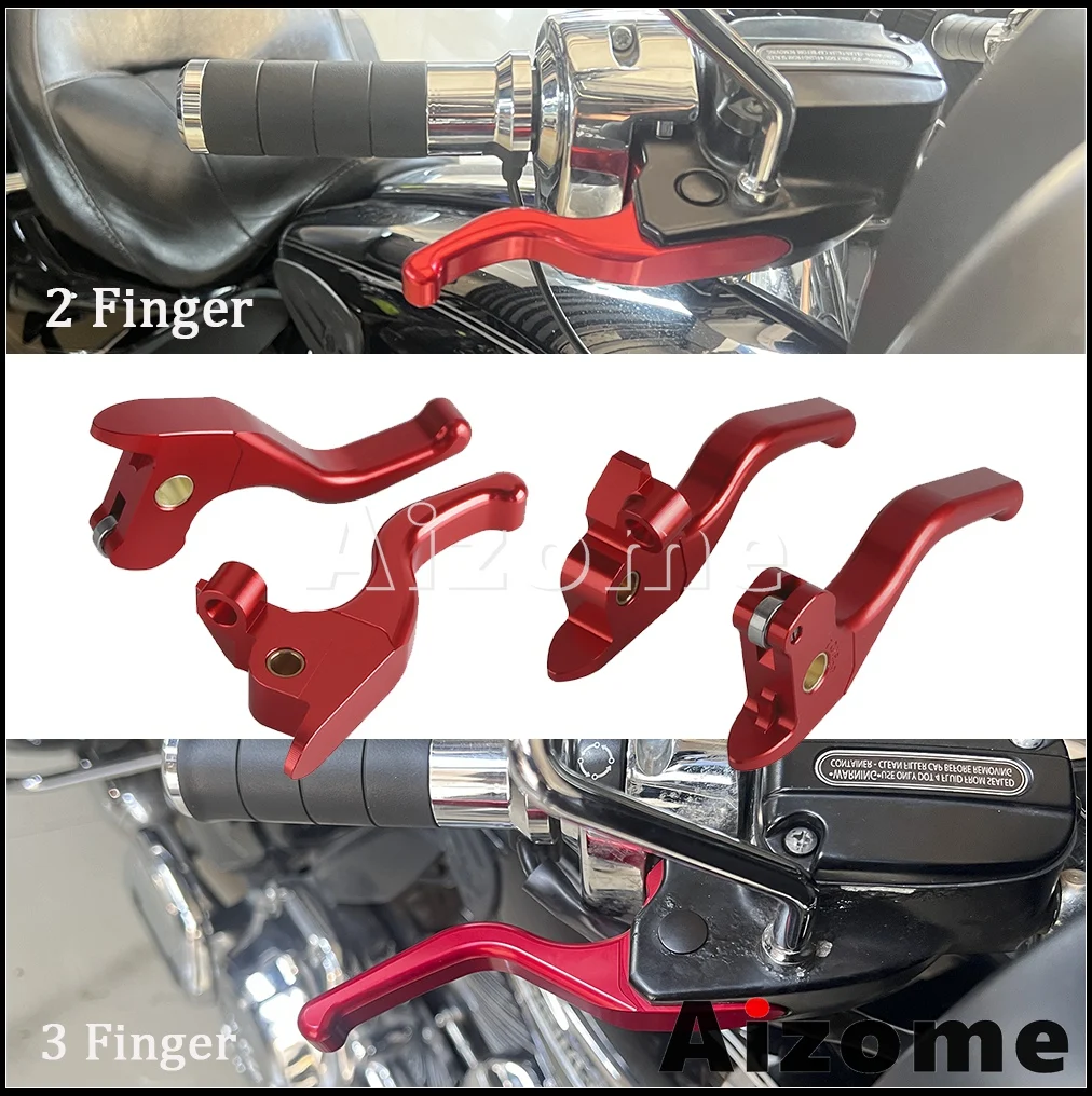 

Short Long Brake Clutch Lever For Harley Touring Street Glide Road King Softail Fat Boy 2014-2016 Motorcycle Front Handles Lever