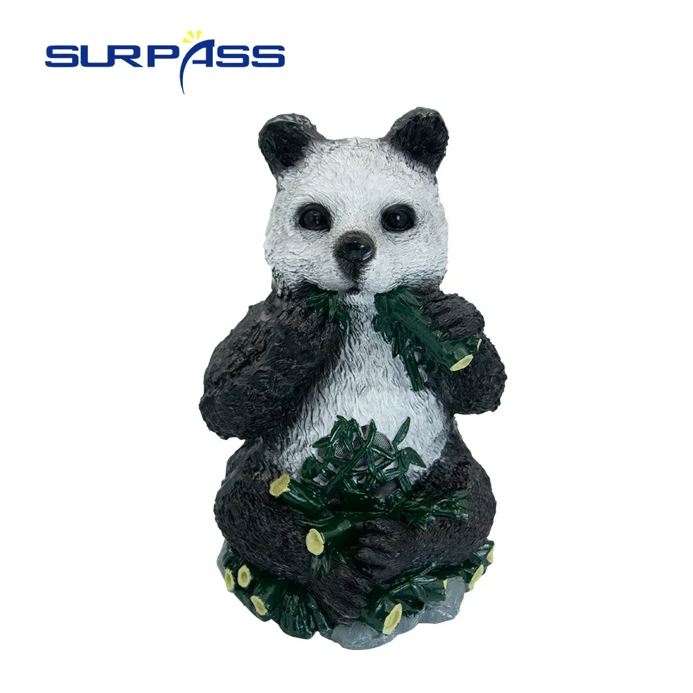 6'' Panda Design Garden Speakers IP44 Waterproof Fiber Glass Wired Outdoor Speaker Park Patio Deck Yard Loudspeaker Music Center