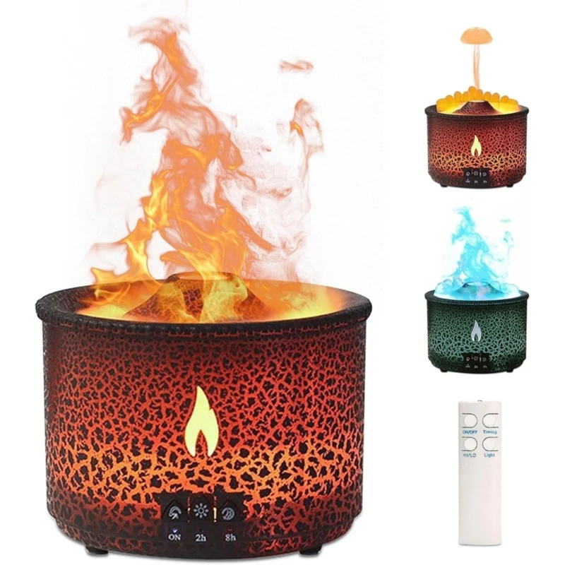 Máy làm ẩm núi lửa 27RB 360ml Hoạt động yên tĩnh hoạt động không khí làm ẩm ABS