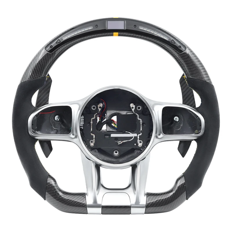 Carbon Steering Wheel for Mercedes Benz AMG W204 W205 W212 W222 C63C43 W221 A B C E S G Cla V cls glc gle gls gla cla glk slc