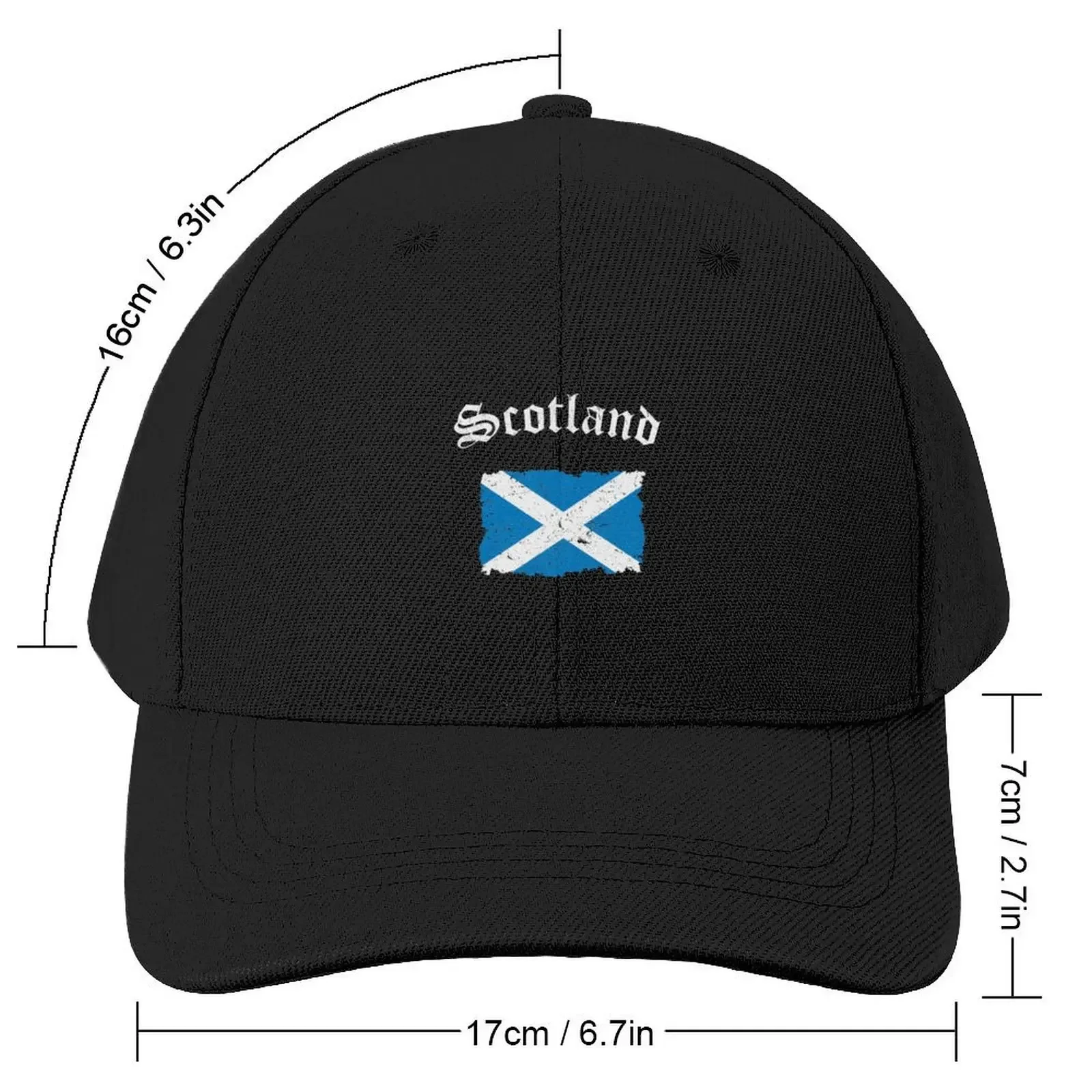 Vintage Scotland Flag - Retro Scottish Flag Baseball Cap Luxury Cap Luxury Man Hat Women's 2025 Men's