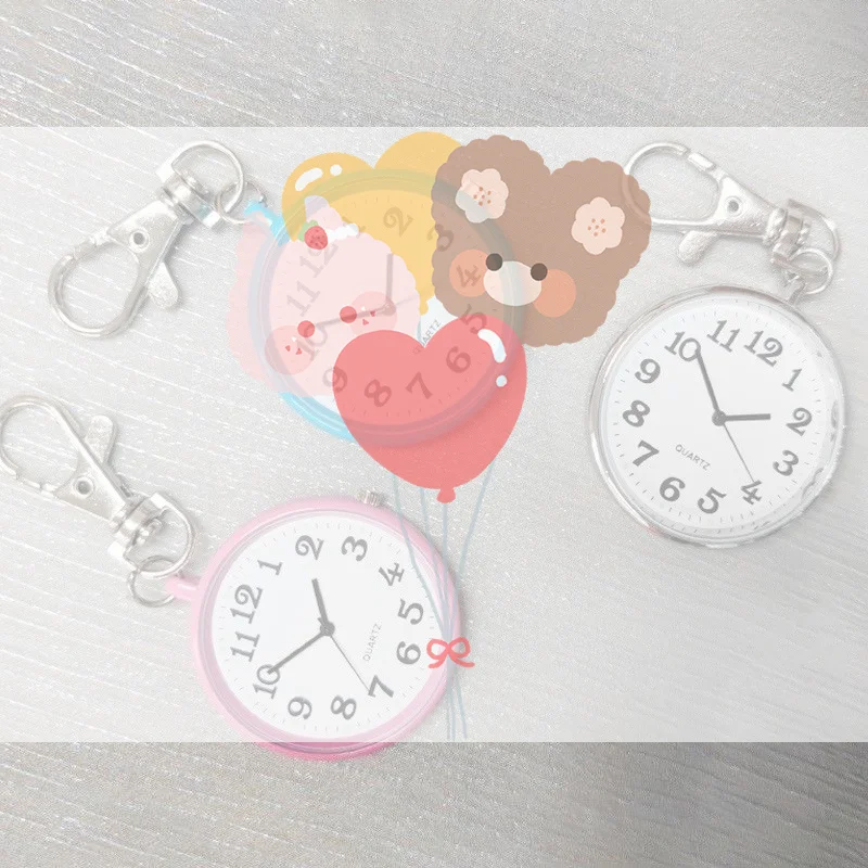 ساعة جيب كوارتز محمولة للطلاب والممرضات وسلاسل المفاتيح والساعات المزودة بالبطاريات وساعات عتيقة للأطباء