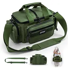 Goture-Alta Capacidade Oxford Pano Outdoor Pesca Combater Sacos, Bolsa de Ombro, 600D, Ciclismo Mochila, Camping, Piquenique Bag, 38x23x19cm