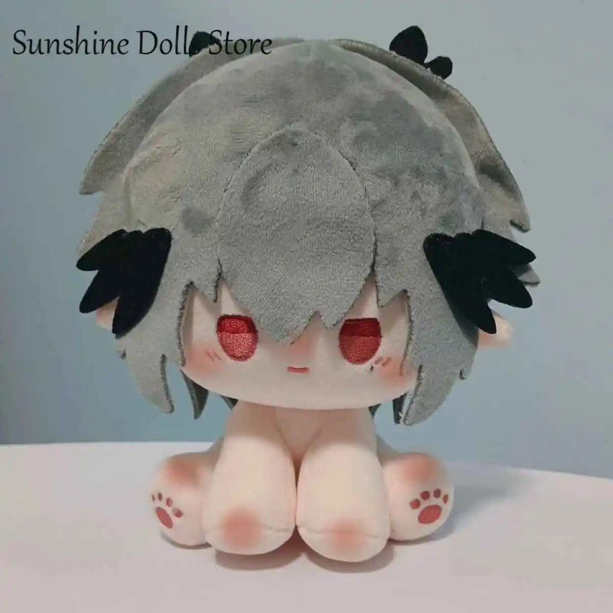 

15cm Game Logos Arknights Attribute Puppy Sitting Posture Cotton Doll Cosplay Anime Plush Sitting Posture Body Dolls Present