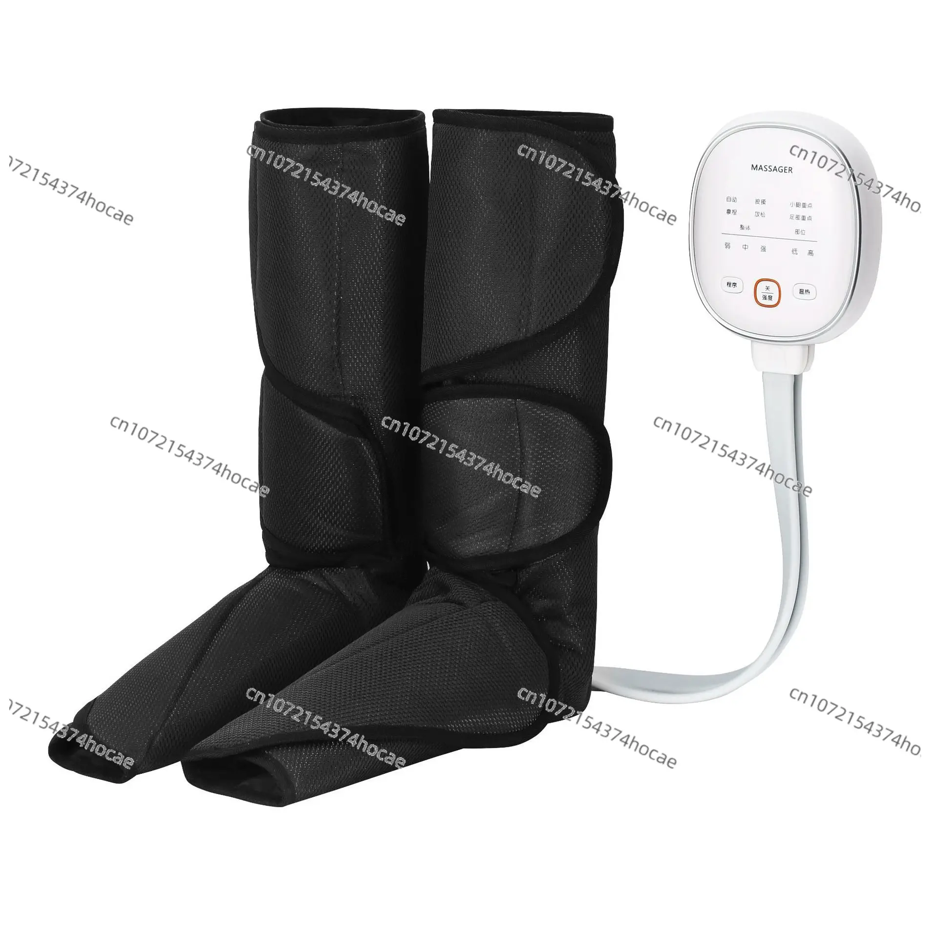 Air Compression Leg Foot Massager Calf Wraps for Blood Circulation and Relaxation Lymphatic Drainage Physical Massage Boot