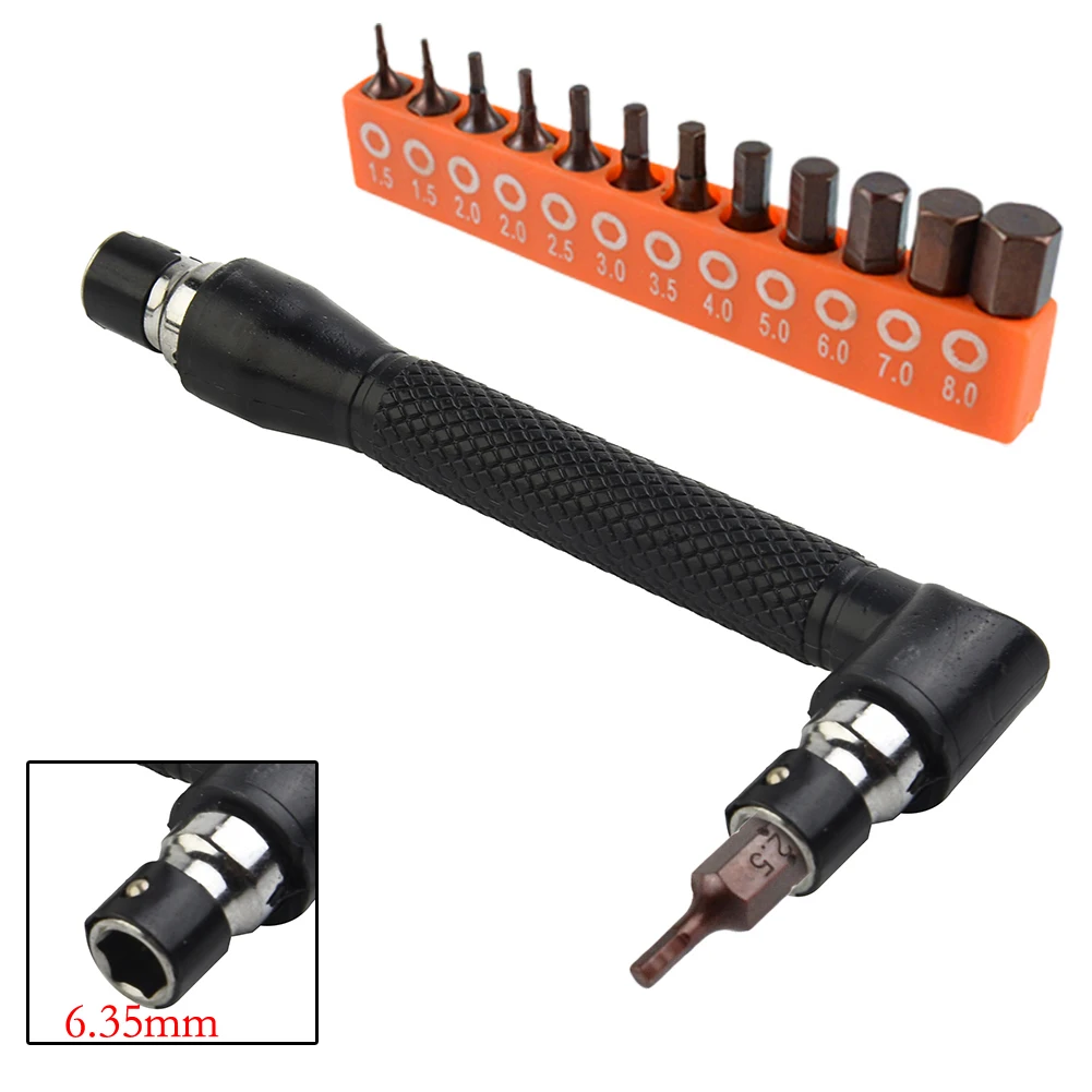 1/4in Hex Screwdriver Bit Alloy Steel Magnetic 25mm Driver Bit Holder DIY Tool For Workshop Equipment Hand Tools