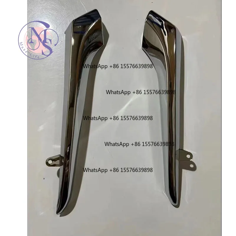Side Rearview Mirror Chrome Trim Strip, Auto Mirror Housing Decor Replacement Spare Part