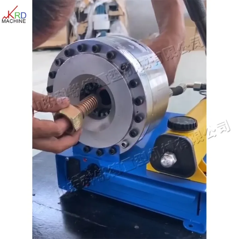 

Hot Sale 6-25mm Portable Stainless Steel Round Pipe Press Auto Hose ing Machine Shed Scaffolding Shrinking Machine