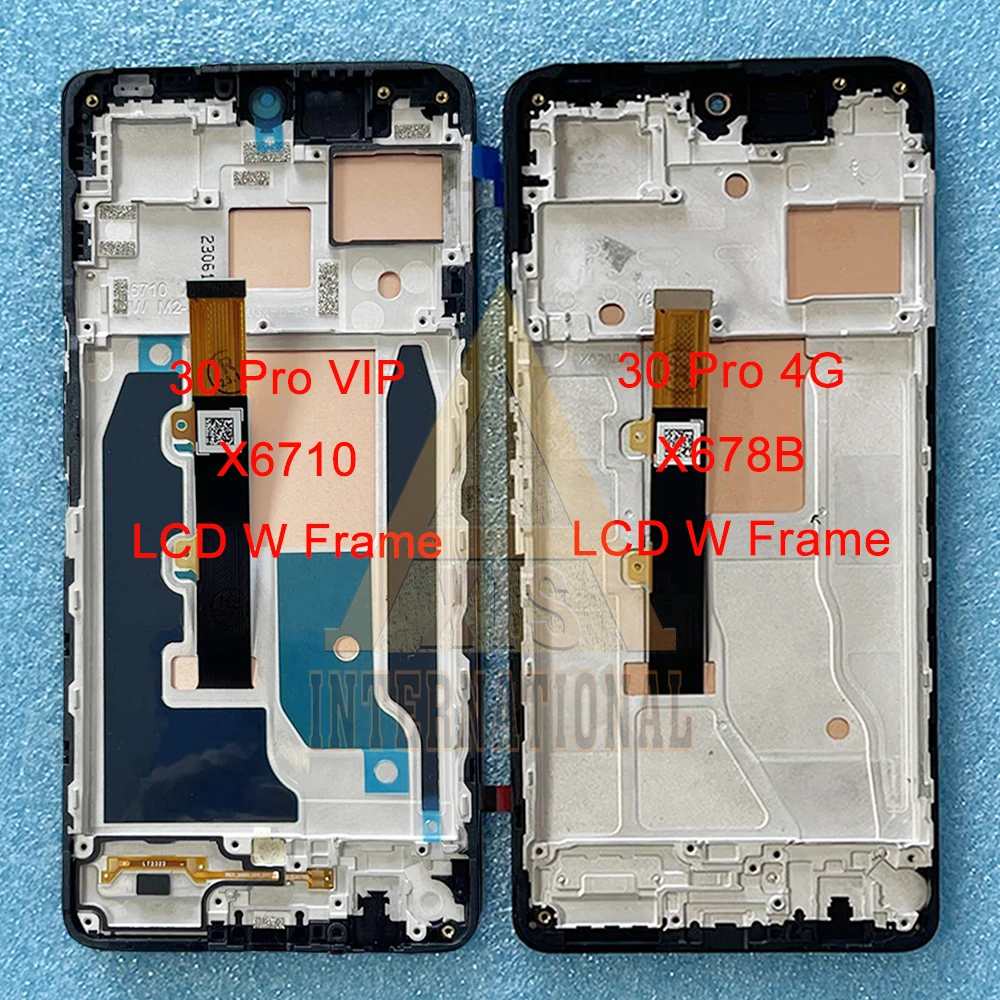 

Original 6.67'' For Infinix Note 30 VIP Display X6710 LCD Frame Touch Panel Digitizer For Infinix Note 30 Pro LCD X678B Screen