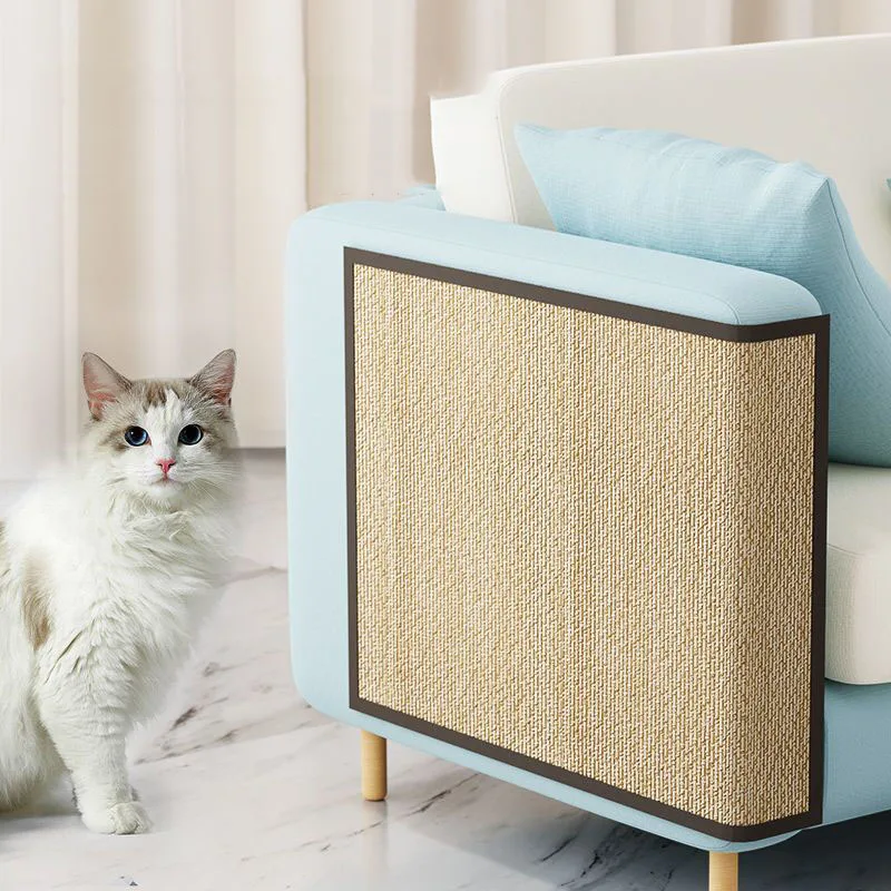 Natürliche Bambus Katze Scratcher Sofa Matten Bord Katze Scratch für Schärfen Nägel Schaber Haustier Baum Spielzeug Stuhl Sofa Möbel Schutz – Detail 1