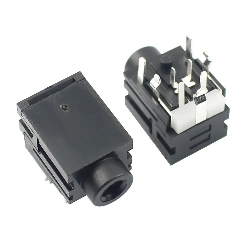 

50pcs PJ-338 PJ338 3.5mm 1/8 Female Audio Connector 9 Pin 9P PCB Mount Interface Headphone Jack Adapter