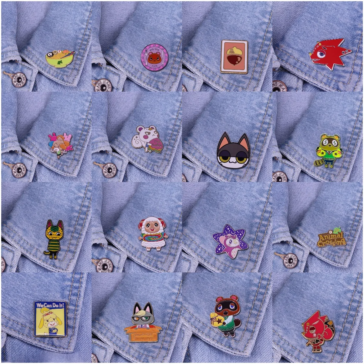 Hard Enamel Pins Leisure Sport Animal Game Metal Lapel Pin Cartoon Brooch for Women Fashion Backpack Badge New Year Gift for Kid