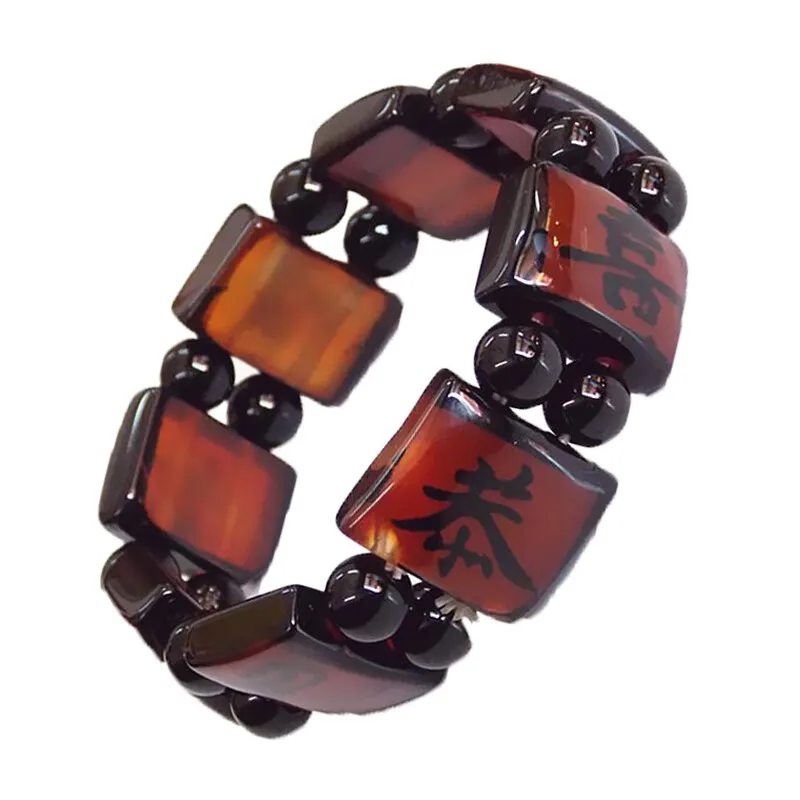 

Agate Bracelet Buddha Beads for Men and Women Versatile Hand Row