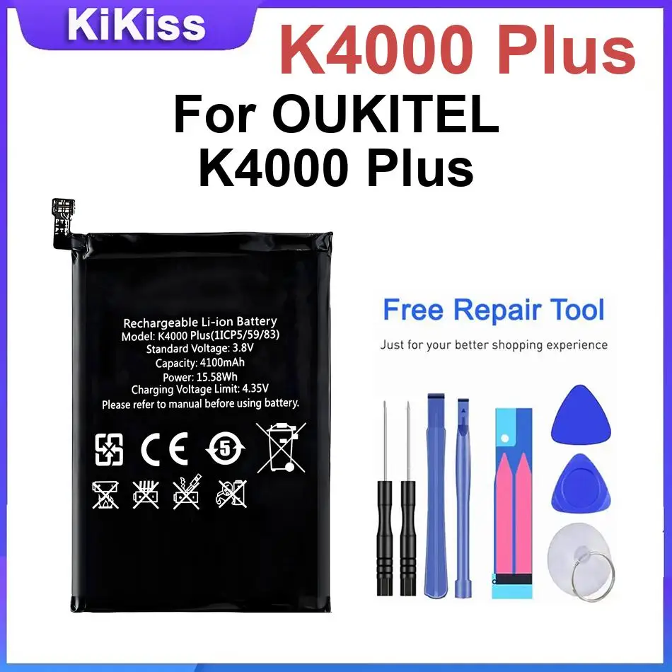 Battery For Oukitel K10000 Pro K6000 Plus/Pro K9 K8000 K7/Pro/Power K6 K4000 Plus K3 K15 Plus K13 pro K10000 Pro/Max K10 K3 Plus view 6