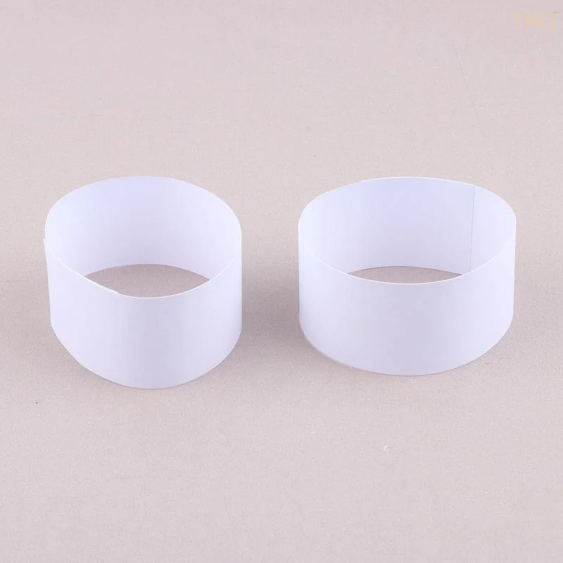 

[J] 100pcs Money Bands Self-adhesive Tear Resistant Self Sealing Cash Straps Professional White Money Wrappers For Supermarkets