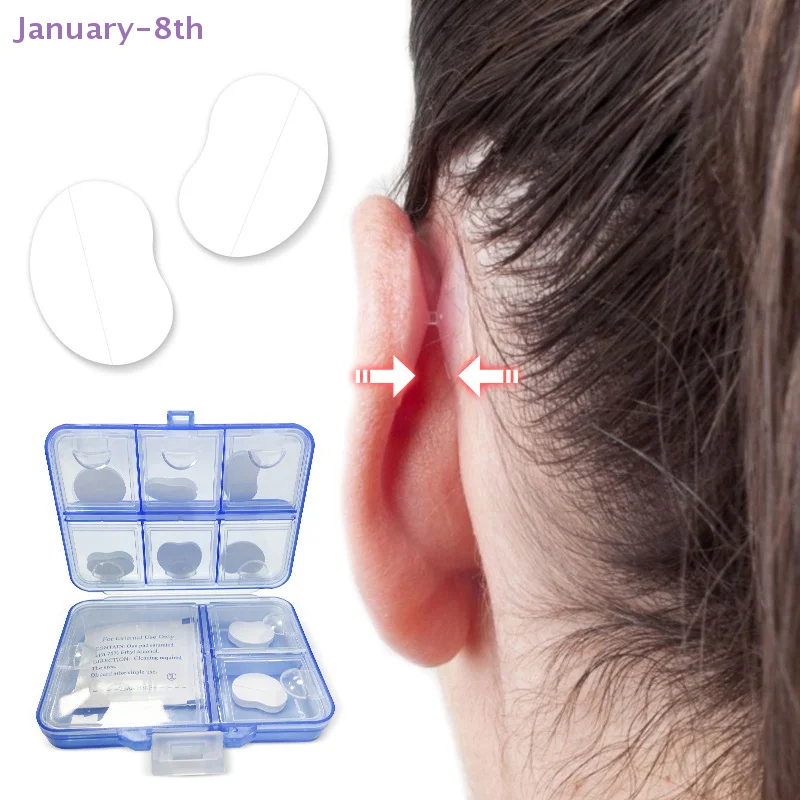 6 Pieces/Box Cosmetic Ear Corrector Elf Ear Stickers Ear Supporters Self Adhesive Cosmetic Ear Stickers Invisible Ear Stickers