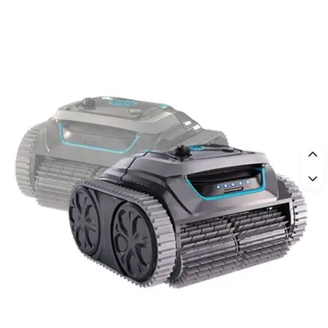 Fully Automatic Stainless Steel Swimming Pool Cleaning Robot Eco-Friendly Long-Lasting Plug-Powered Vacuum Cleaner 5000mAh