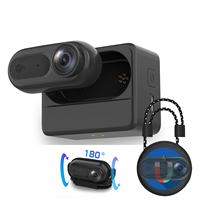 1080P Waterproof 2 meters Thumb Action Camera POV Cam Small Magnetic Body Camera Portable Vlogging Camera,Hands-Free