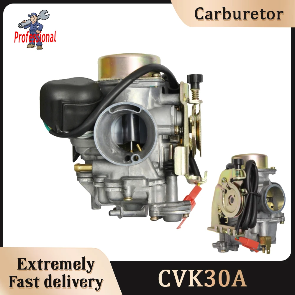 

30MM CVK30 Motorcycle Carburetor For YP250 260 AN250 Burgman Linhai Aeolus VOG 260 300 TANK 260 XINGYUE 260 260cc 300cc ATV UTV
