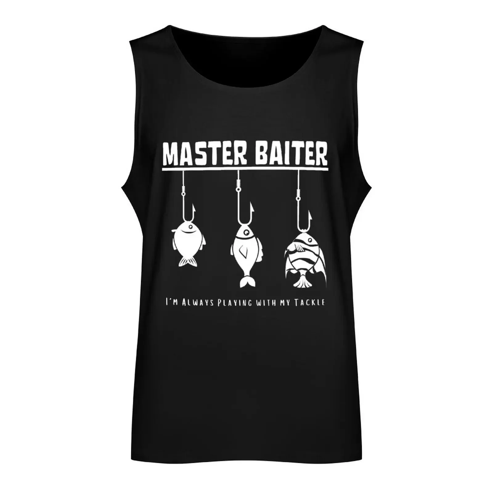 Master Baiter - Funny Fishing meme style Tshirt, Mug and Print Tank Top Men's t shirt t shirt gym t-shirts for men men clothes