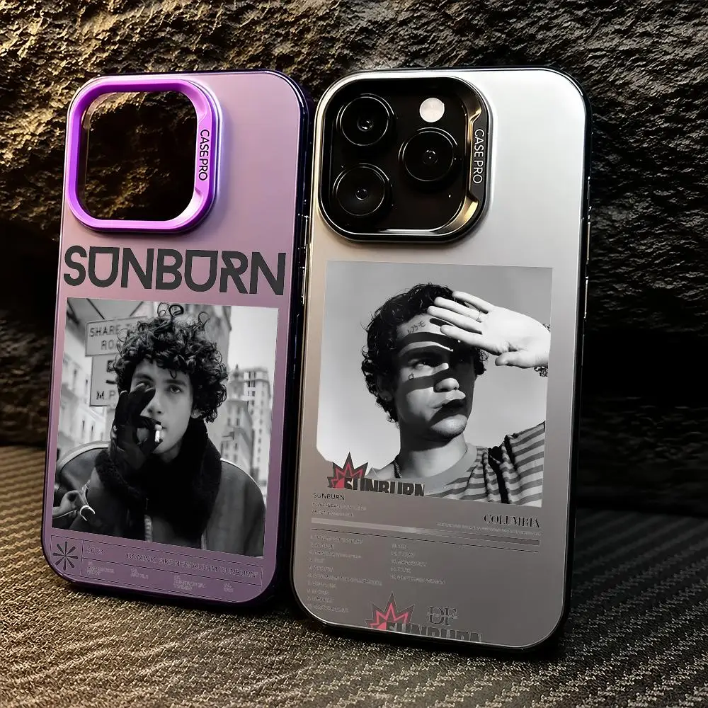 Funda para Teléfono del Cantante Pop D-Dominic F-Fike, iPhone 11/12/13/14/15/16/17 Pro Max, Funda de TPU Aurora, Resistente a Impactos, Delgada y Elegante