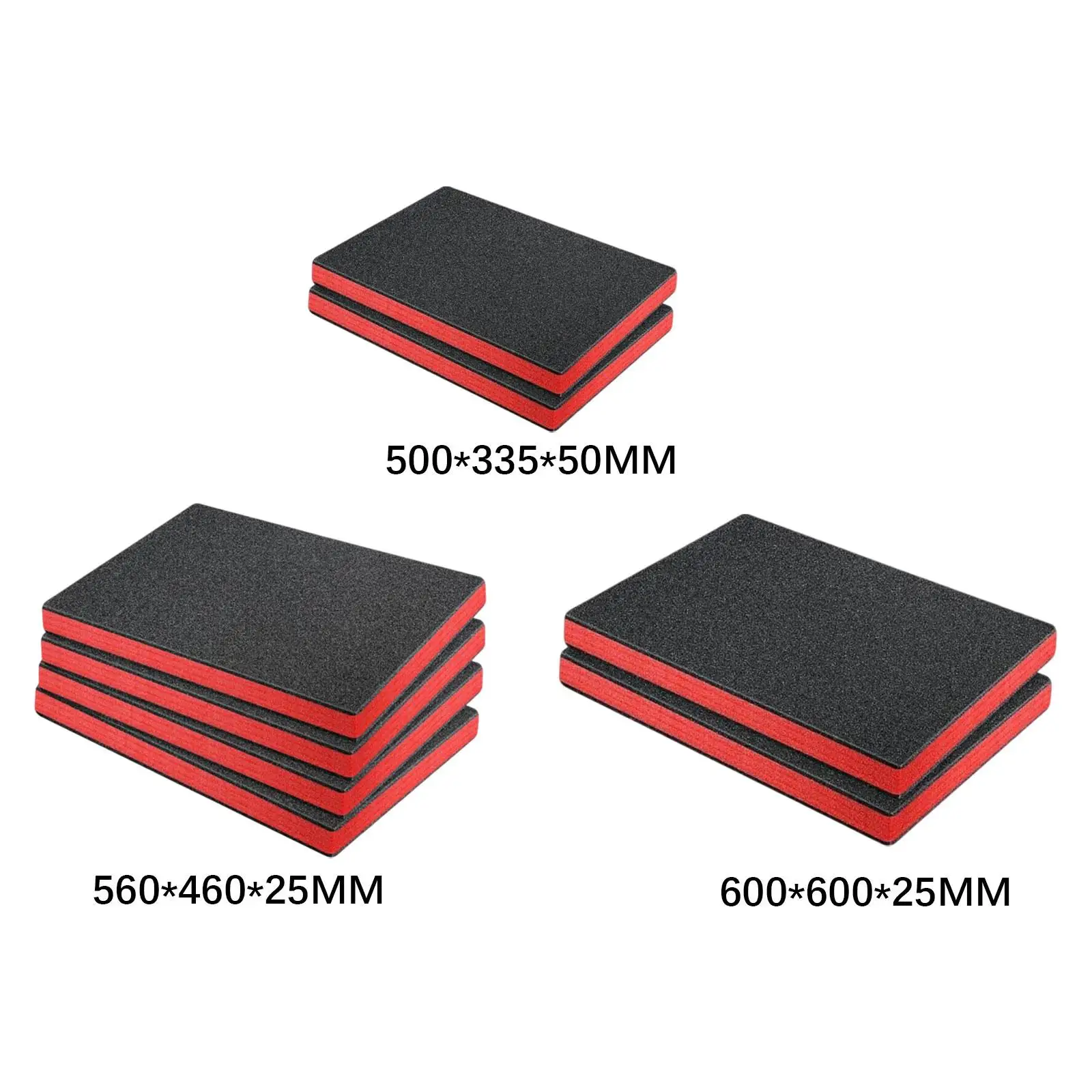 Tool Box Foam Inserts Cuttable Foam Sheets Packing Foam Pads DIY Sponge Shockproof Sponge for Shipping Padding Transporting