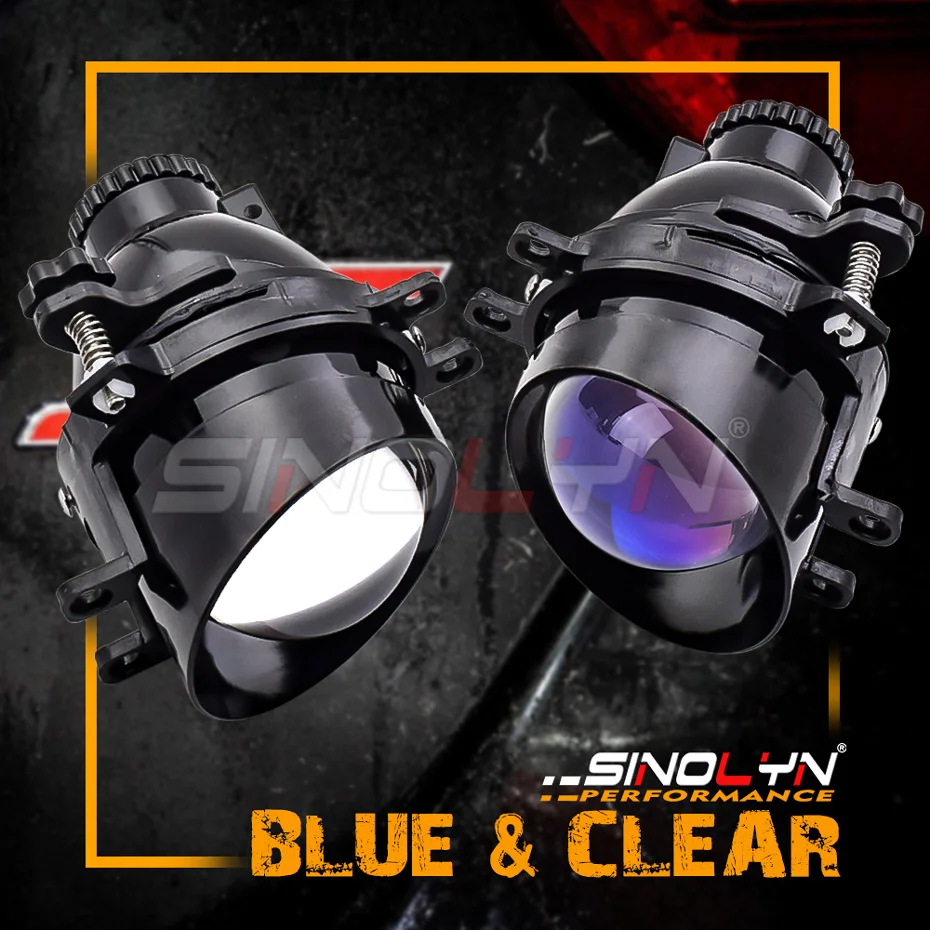 Fog Lights Bi Xenon For Toyota Corolla/Yaris/Land Cruiser Prado/Vios/Venza/Fortuner/Lexus H11 D2H PTF  Projector Lens Car Lights