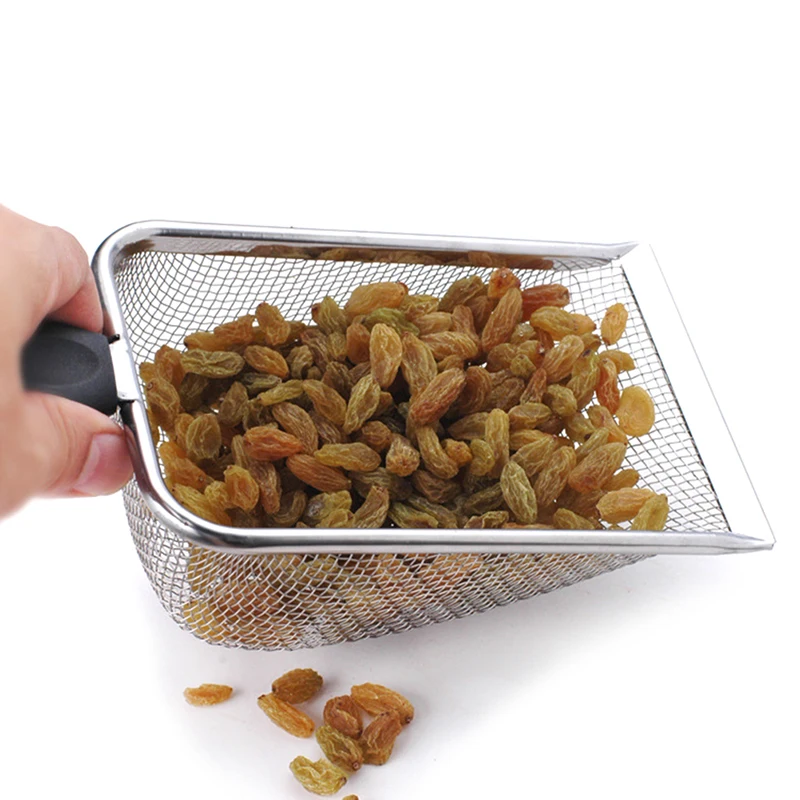 [F] Pet Cleaning Tools Stainless Steel Feces Shovel Net Cat Litter Shovel Reptiles Lizard Sand Shovel Mesh Screen Fecal Spoon - view 3