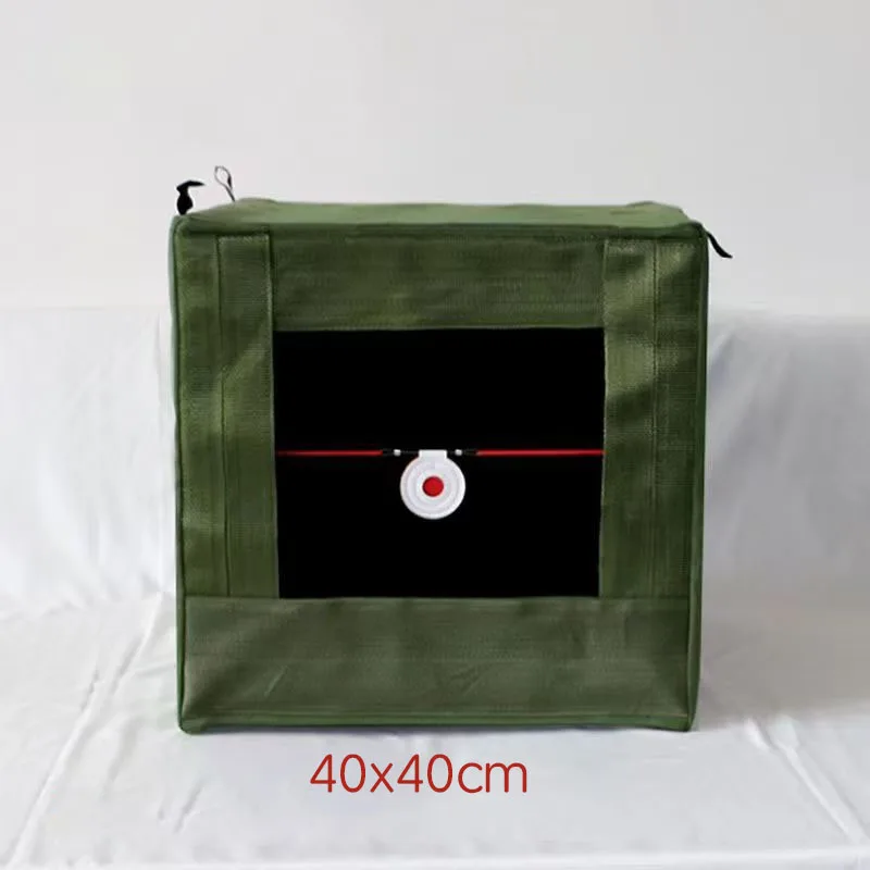 الصيد وإعادة تدوير مقلاع المحمولة للطي اطلاق النار الهدف صندوق في الهواء الطلق عين الثور مسدس هواء اطلاق النار الهدف مربع #3