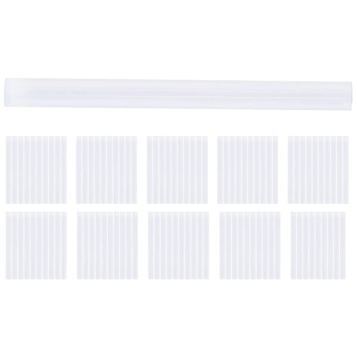doyou 100Pcs Hot Melt Glue Sticks 7mmx100mm Hot Glue Sticks Rod for Craft Album Repair Tools Hot Glue Sticks