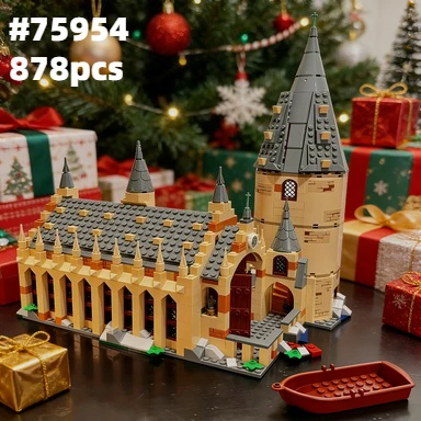 

MOC 75354 Знаменитый Замок-Лобби | 1083 шт. в наличии | Набор строительных блоков в средневековом стиле и премиальный рождественский подарок