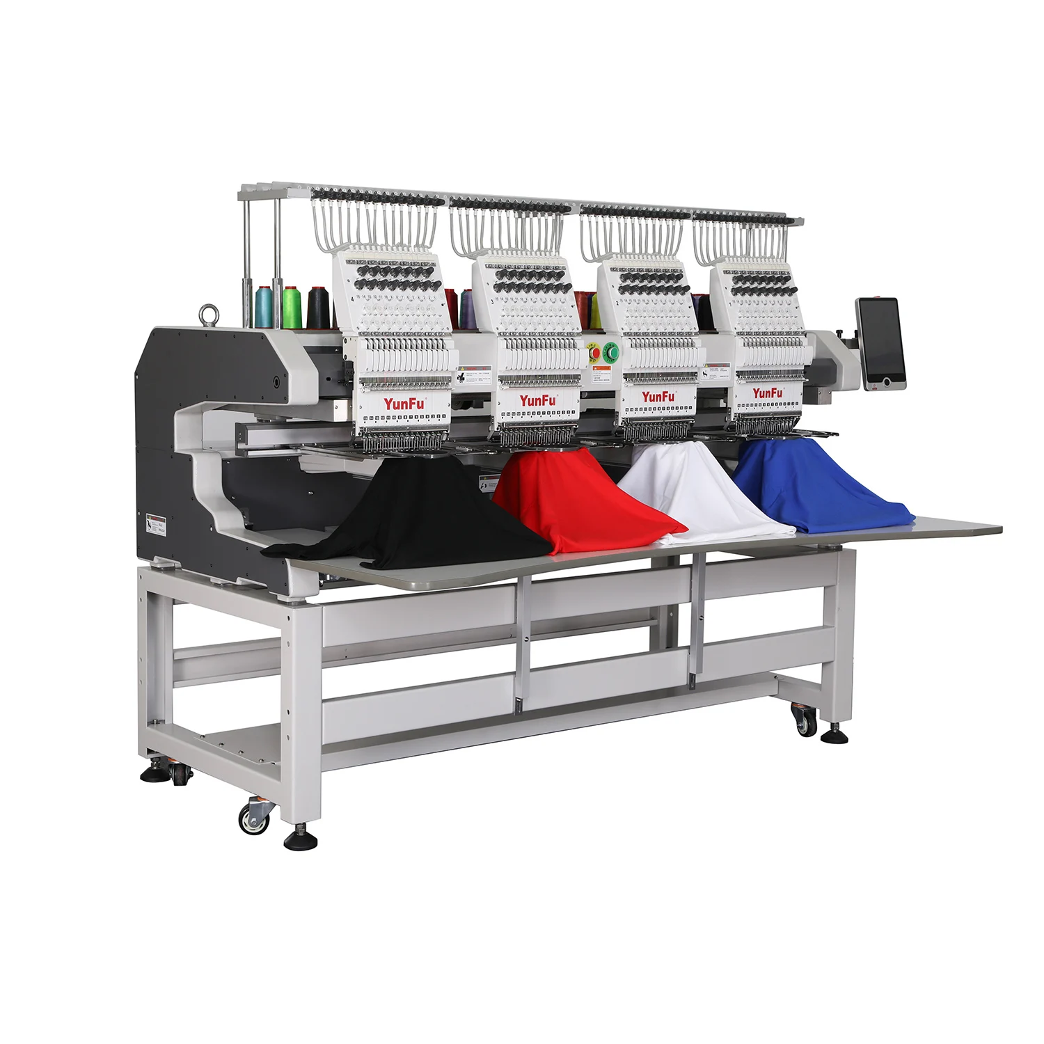 Factory Direct 4 Heads Embroidery Machine 12 Needle 15 Needle Automatic Garment Logo Embroidery Machine