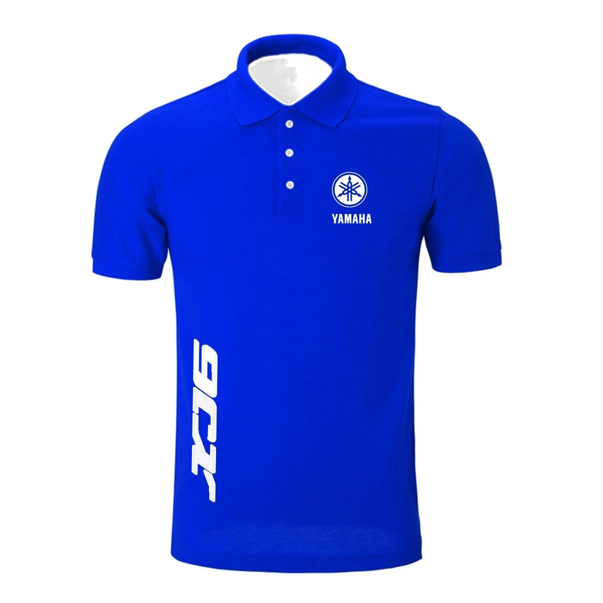Summer New YAMAHA Racing Team Polo Shirt Exclusive Racing Edition MXGP Off Road Cycling Short Sleeved Track Uniform Work Clothes