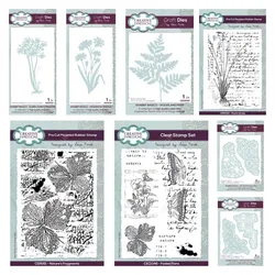 Woodland Fern Craft Metal Cutting Dies Scrapbook Decoration Stamps Stencils DIY Rustic Grass Faded Flora Queen Annes Craft