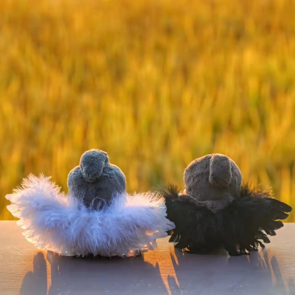 Fashion Stuffed Wing Cotton Soft Lovely 20CM Feather Wings Korea Kawaii Idol Wing Playing House