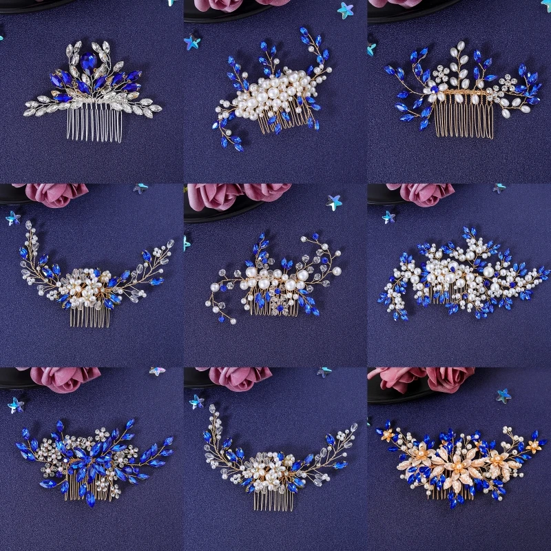 Blue Crystal Hair P… - image