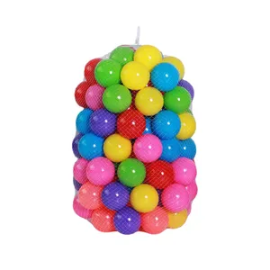 Bunte weiche Outdoor-Sportball, Baby lustiges Spielzeug, umweltfreundlich, Stressluftball, Wasserpool, Ozeanwelle, 50 PCs, 100pcs 6 Hauptverkaufsbälle Strand - №6